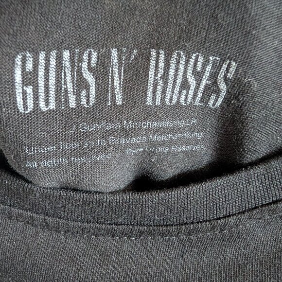 Guns N' Roses Paradise City Black T-Shirt Size Medium Concert Tee Rock Band - Picture 3 of 5